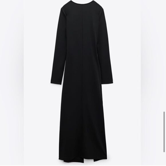 Zara Asymmetric Neck Dress - Picture 5 of 7